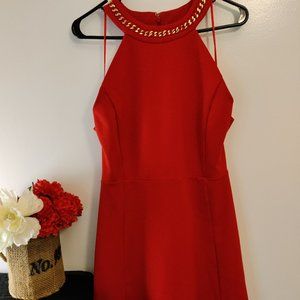 Michael Kors Large Crimson Red Dress